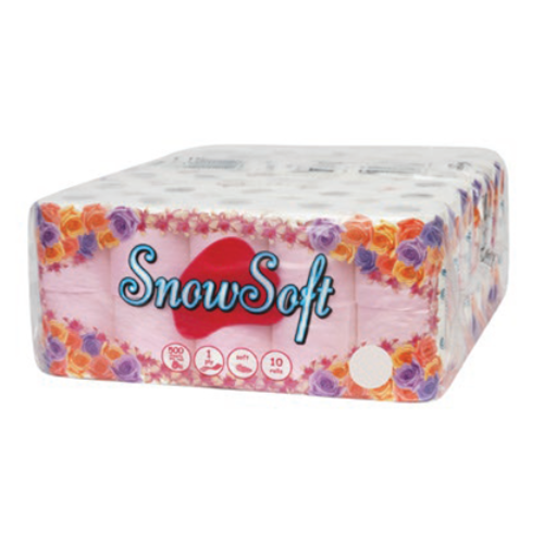 1ply SnowSoft Toilet Tissue - 60 x 500 Sheets