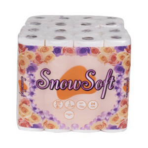 1ply SnowSoft Toilet Tissue - 48 x 300 Sheets