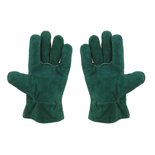 Green Welding Gloves - Wrist length