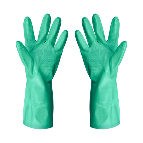 Green Nitrile Chemical Gloves