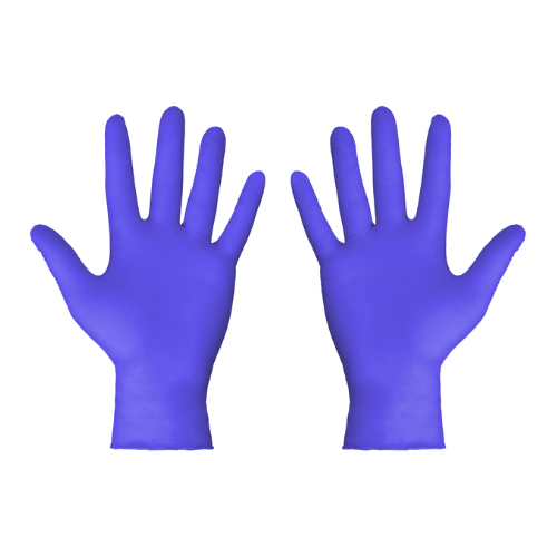 Blue Nitrile Disposable Examination Gloves