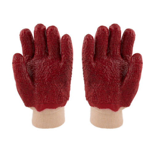 PVC Heavy Duty Knit Wrist Gloves